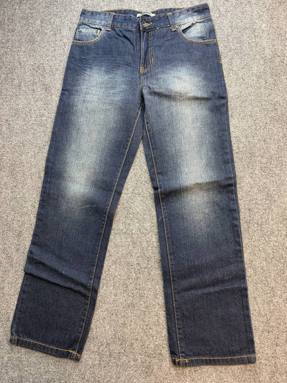 DKNY Women’s Wide Leg Jeans Size 16 Dark Wash 100% Cotton Denim NWOT